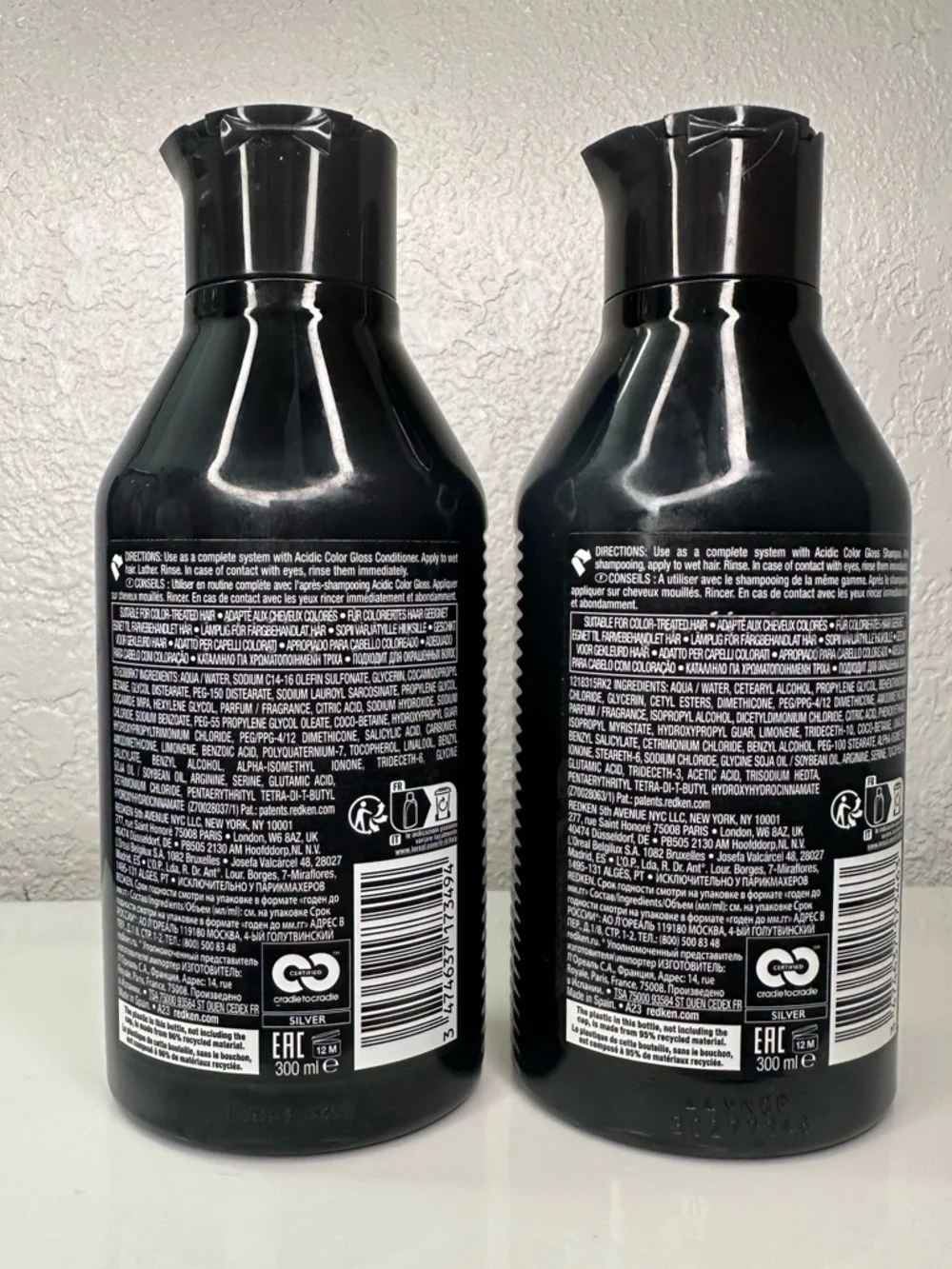 REDKEN Acidic Color Gloss Shampoo + Conditioner for Ultra Shiny Silky Hair